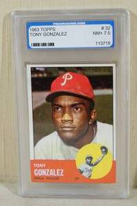 1963 Topps Tony Gonzalez #32 - PGS 7.5