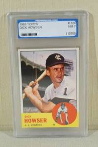 1963 Topps Dick Howser #124 - PGS 7