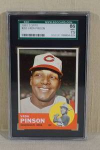 1963 Topps Vada Pinson #265 - SGC 86