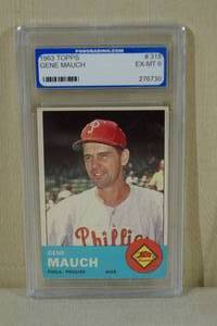 1963 Topps Gene Mauch #318 - PGS 6