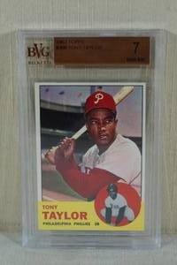 1963 Topps Tony Taylor #366 - BVG 7