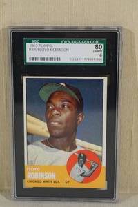 1963 Topps Floyd Robinson #405 - SGC 80