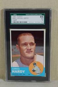 1963 Topps Carroll Hardy #468 - SGC 84