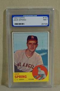 1963 Topps Jack Spring #572 - PGS 7