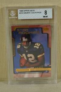 1999 Upper Deck Daunte Culpepper #233 Rookie Card - Beckett 8