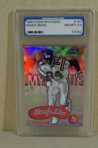 1999 Fleer Mystique Randy Moss #151 - PGS 8.5