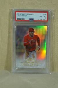 2013 Topps Tribute Mike Trout #48 - PSA 8