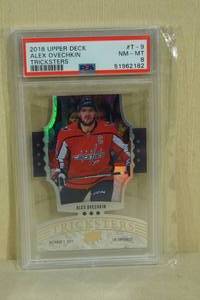 2018 Upper Deck Alex Ovechkin Tricksters #T9 - PSA 8