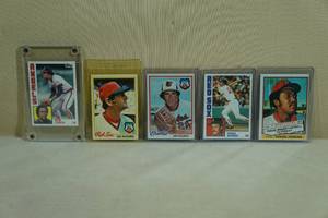 Baseball Cards - Carew, Yastrzemski, Boggs, Palmer, Jenkins