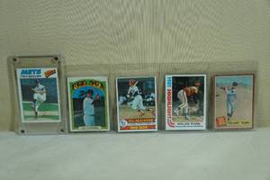Baseball Cards - Seaver, Yastrzemski, Fisk, Ryan, Ruth