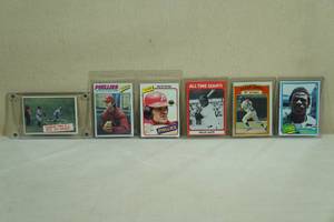 Baseball Cards - Hornsby, Carlton, Rose, Mays, Henderson