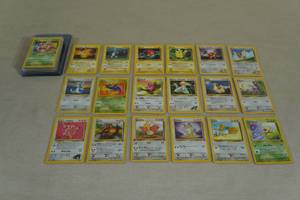 Vintage Red Number Pokemon Cards - No Duplicates