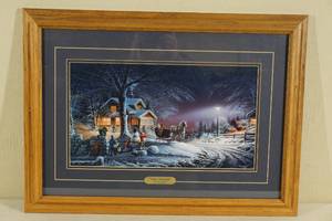 Terry Redlin Winter Wonderland Framed Print