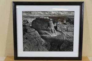 Framed Ansel Adams Canyon De Chelly National Monument Picture