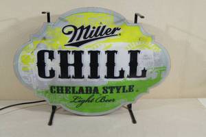 Miller Chill Lighted Beer Sign