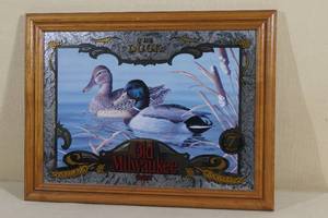 Old Milwaukee Wildlife Series Beer Mirror - Duck