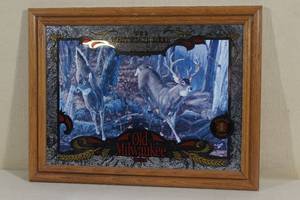 Old Milwaukee Wildlife Series Beer Mirror - Whitetail Deer
