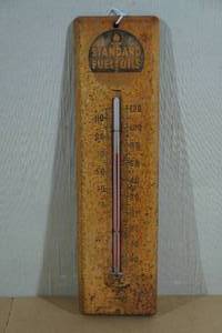 Vintage Standard Fuel Oils Thermometer