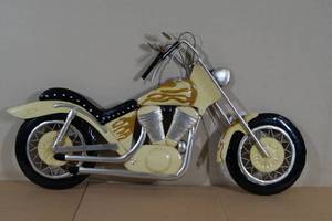 Metal Wall Hanging 3D Motorcycle