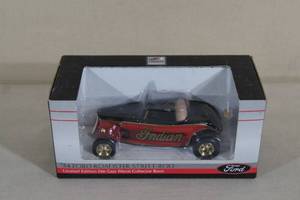 Liberty 1934 Ford Roadster Indian Motorcycles Die Cast Car
