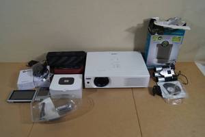 Assorted Electronics - Projector, Speaker, Hot Spot, GPS