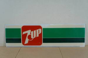 Vintage 7UP Pop Machine Sign
