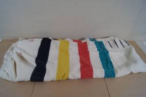 Vintage Hudson Bay 4 Point Wool Blanket