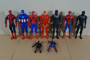 Large Format Marvel Action Figures - Most 12 Tall