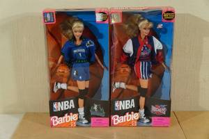 NBA Barbie Dolls - Timberwolves, Rockets