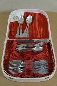 Vintage German ESM Flatware in Case