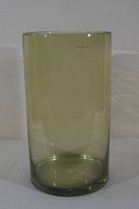 Large Heavy Weight Glass Vase - 17 Tall