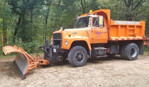 Ford L8000 Plow Truck with 13 ft. Plow