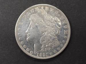 1921 D Morgan Silver Dollar...