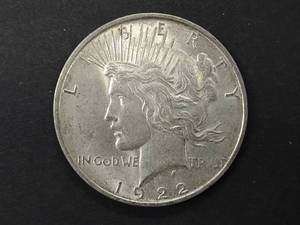 1922 D Peace Silver Dollar...