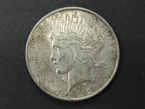 1922 D Peace Silver Dollar...