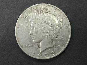 1935 S Peace Silver Dollar...