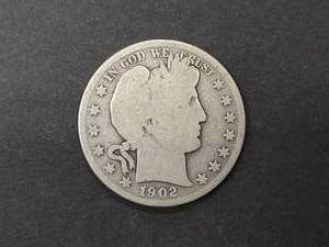 1902 S Barber Silver Half Dollar...