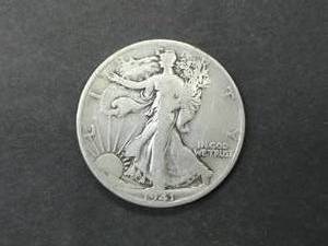 1941 S Walking Liberty Silver Half ...