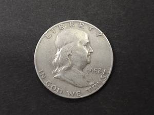 1952 D Franklin Silver Half Dollar...