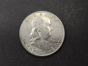 1960 D Franklin Silver Half Dollar...