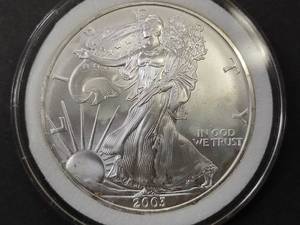2003 1 Ounce Silver Eagle...