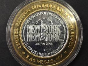 NYNY Babe Ruth 1 Ounce Silver Token...