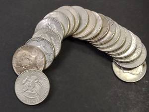 (20) 1964 Kennedy Halves $10 Face V...