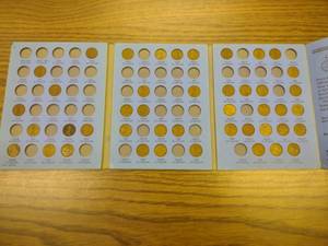 Lincoln Cents with Book, 1909-1940...