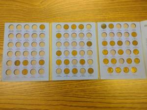 Lincoln Cents with Book, 1909-1940...