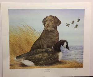 Autumn Pair by Carl J. Melichar Signed &amp NumberedPrint Size With Border 19.5x23