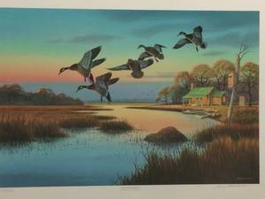 The Grand Tradition by Jerry Raedeke, Signed &amp Numbered Print Size With Border 26.5x19