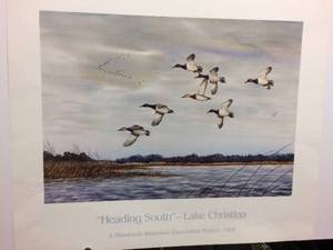 Heading South - Lake Christina Print Size With Border 24x20