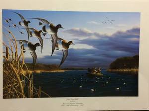 Late Start Bills by John House, Signed and Numbered Print Size With Border 25.5x18