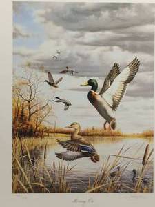 Moving On by Joeseph Hautman, Signed and Numbered Print Size With Border 17x22